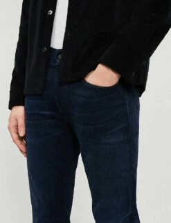 7 For All Mankind Slimmy Luxe Performance Plus Slim-fit Jeans -Fit & Flow Clothing Sales Store 1043 3005683 JSMSA230IP DEEPBLUE ALT03