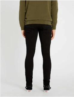 Nudie Jeans Skinny Lin Slim-fit Skinny Jeans -Fit & Flow Clothing Sales Store 362 2001268 111539 BLACKBLACK ALT02