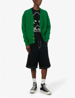 Comme Des Garçons Play Logo-print Cotton T-shirt 8 Comme Des Garçons Play Logo-print Cotton T-shirt -Fit & Flow Clothing Sales Store 423 2000022 P1T1141 BLACK ALT01