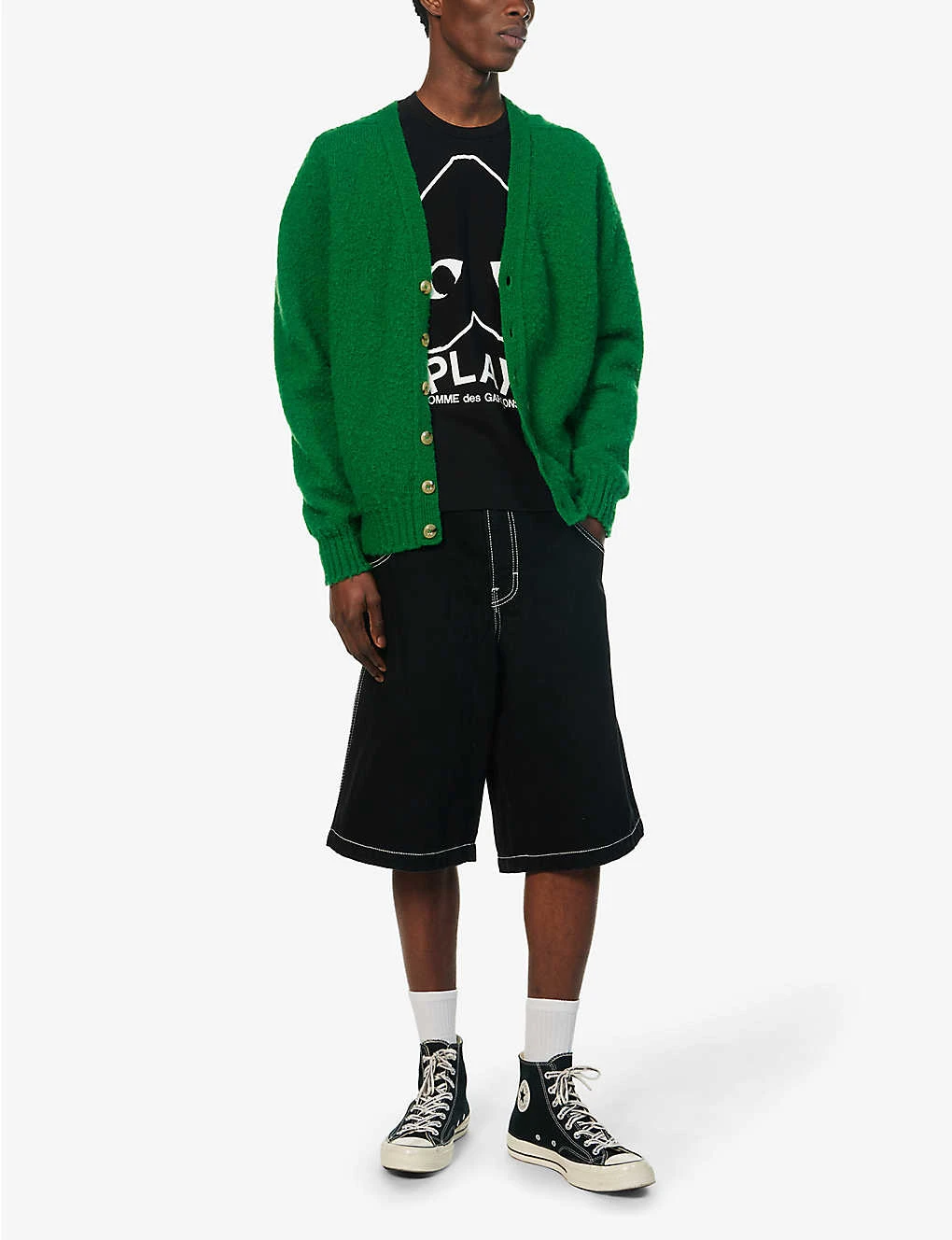 Comme Des Garçons Play Logo-print Cotton T-shirt 3 Comme Des Garçons Play Logo-print Cotton T-shirt - Image 3