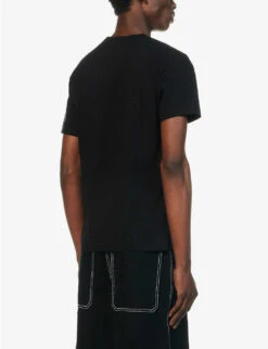 Comme Des Garçons Play Logo-print Cotton T-shirt 10 Comme Des Garçons Play Logo-print Cotton T-shirt -Fit & Flow Clothing Sales Store 423 2000022 P1T1141 BLACK ALT03
