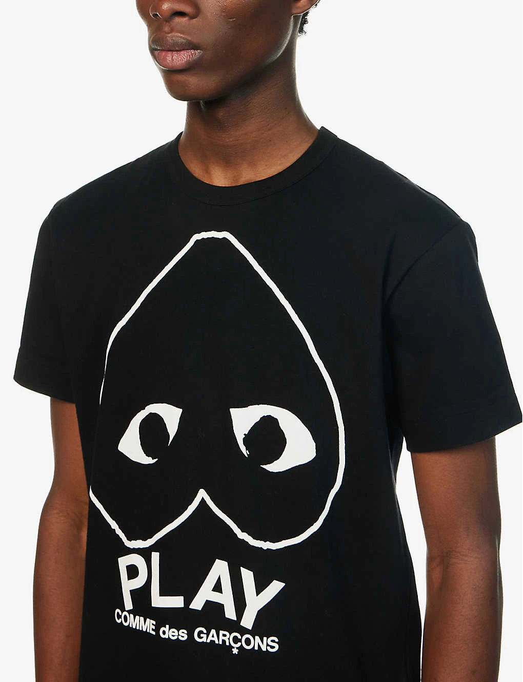 Comme Des Garçons Play Logo-print Cotton T-shirt 6 Comme Des Garçons Play Logo-print Cotton T-shirt - Image 6