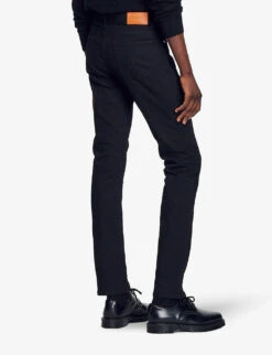 Sandro Straight Slim-fit Jeans -Fit & Flow Clothing Sales Store 74 10081 SHPJE00142 BLACK ALT03
