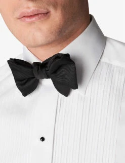 ETON Slim-fit Double-cuff Cotton Shirt -Fit & Flow Clothing Sales Store 847 10065 631570510 WHITE ALT03