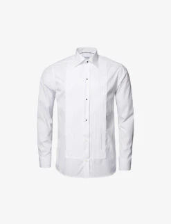 ETON Slim-fit Double-cuff Cotton Shirt