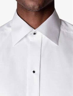 ETON Super Slim-fit Cotton-poplin Dress Shirt -Fit & Flow Clothing Sales Store 847 10065 636370810 WHITE ALT03