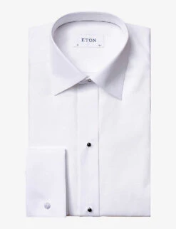 ETON Super Slim-fit Cotton-poplin Dress Shirt -Fit & Flow Clothing Sales Store 847 10065 636370810 WHITE ALT05