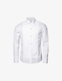 ETON Super Slim-fit Cotton-poplin Dress Shirt