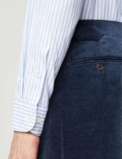 ETON Regular-fit Cotton Shirt 11 ETON Regular-fit Cotton Shirt -Fit & Flow Clothing Sales Store 847 10065 937359396 BLUE ALT04