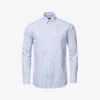 ETON Striped Long-sleeved Slim-fit Cotton Shirt