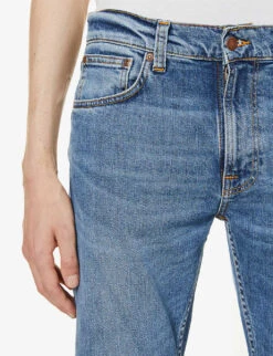 Nudie Jeans Lean Dean Slim-fit Tapered Jeans 11 Nudie Jeans Lean Dean Slim-fit Tapered Jeans -Fit & Flow Clothing Sales Store R00039449 LOSTORANGE ALT04