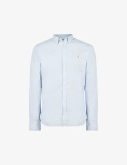 AllSaints Hawthorne Slim-fit Stretch-cotton Shirt