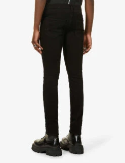 True Religion Tony Skinny-leg Mid-rise Stretch-denim Jeans -Fit & Flow Clothing Sales Store R03719657 BODYRINSEBLACK ALT03