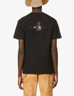 London Map Graphic-print Cotton-jersey T-shirt 8 London Map Graphic-print Cotton-jersey T-shirt -Fit & Flow Clothing Sales Store R03752931 BLACK ALT03