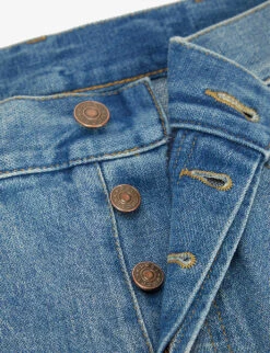 Gucci Tapered Faded-wash Denim Jeans -Fit & Flow Clothing Sales Store R03765516 LIGHTBLUEMIX ALT07