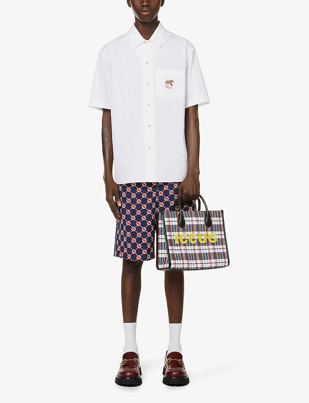 Gucci Embroidered Cotton Shirt 2 Gucci Embroidered Cotton Shirt - Image 2