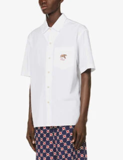Gucci Embroidered Cotton Shirt 7 Gucci Embroidered Cotton Shirt -Fit & Flow Clothing Sales Store R03765546 WHITEMIX ALT02
