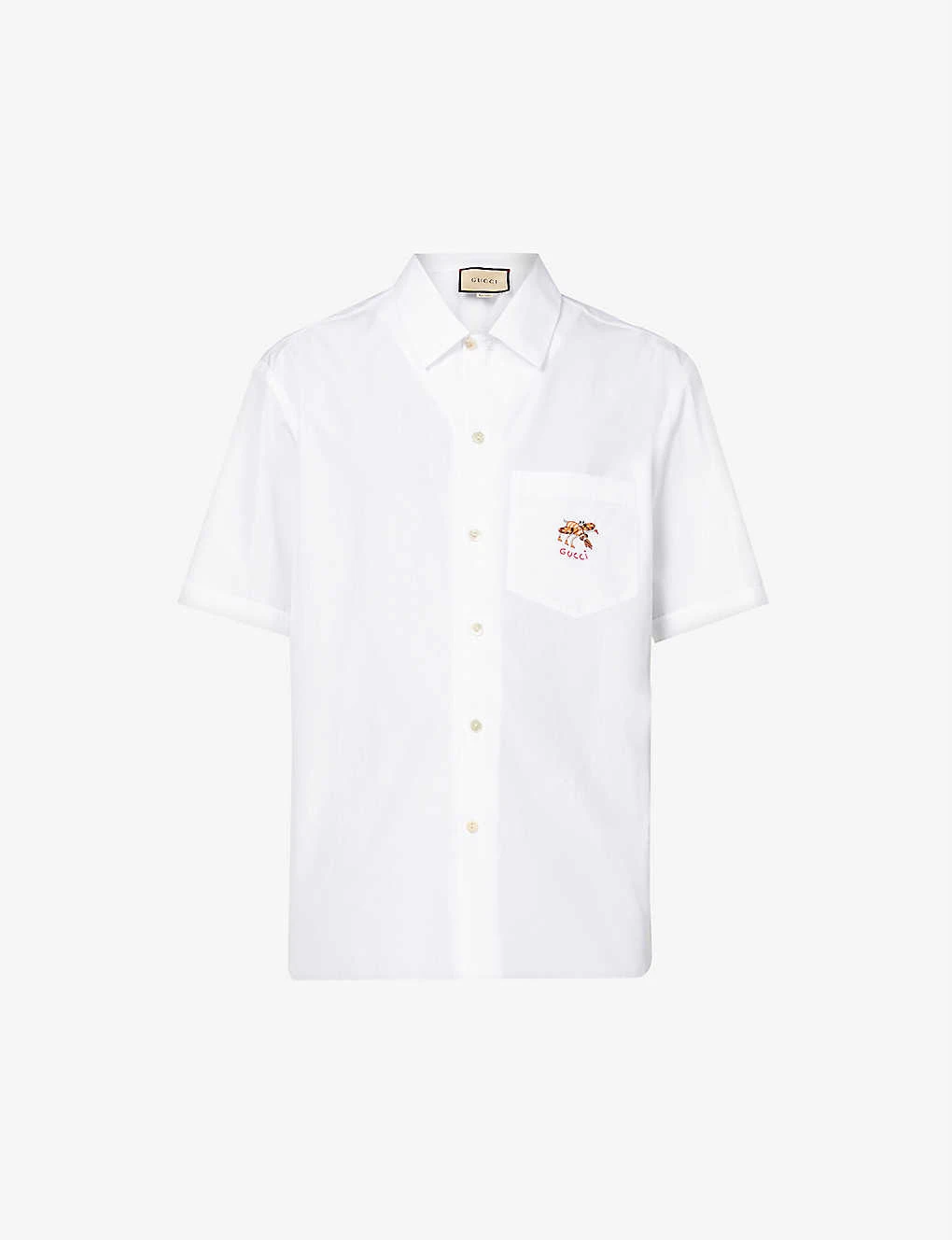 Gucci Embroidered Cotton Shirt 1 Gucci Embroidered Cotton Shirt