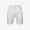 Felipe High-rise Linen-cotton Blend Shorts