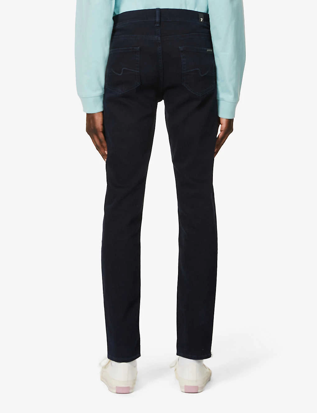 7 For All Mankind Slimmy Taper Luxe Performance Mid-rise Stretch-denim Jeans 4 7 For All Mankind Slimmy Taper Luxe Performance Mid-rise Stretch-denim Jeans - Image 4