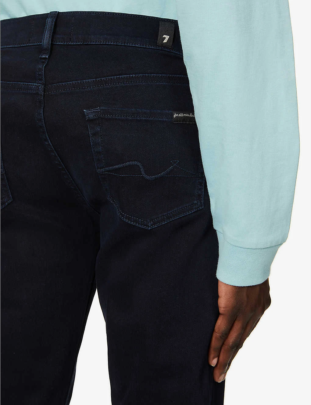 7 For All Mankind Slimmy Taper Luxe Performance Mid-rise Stretch-denim Jeans 6 7 For All Mankind Slimmy Taper Luxe Performance Mid-rise Stretch-denim Jeans - Image 6