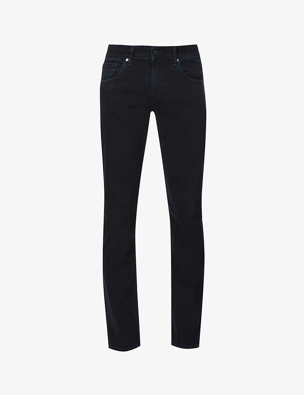 7 For All Mankind Slimmy Taper Luxe Performance Mid-rise Stretch-denim Jeans 1 7 For All Mankind Slimmy Taper Luxe Performance Mid-rise Stretch-denim Jeans