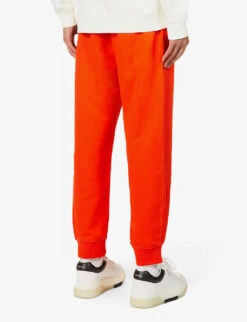 BOSS X Russell Athletic Relaxed-fit Tapered-leg Cotton-blend Jogging Bottoms -Fit & Flow Clothing Sales Store R03830109 BRIGHTORANGE ALT03