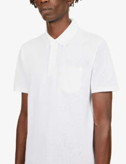 Sunspel Riviera Slim-fit Cotton-piqué Polo Shirt -Fit & Flow Clothing Sales Store R03856772 WHITE ALT04