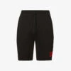 Hugo Logo-patch Relaxed-fit Cotton-jersey Shorts