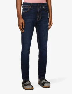 Nudie Jeans Lean Dean Slim-fit Tapered-leg Stretch-denim Jeans -Fit & Flow Clothing Sales Store R03895907 NEWINK ALT02