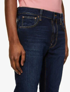 Nudie Jeans Lean Dean Slim-fit Tapered-leg Stretch-denim Jeans -Fit & Flow Clothing Sales Store R03895907 NEWINK ALT04