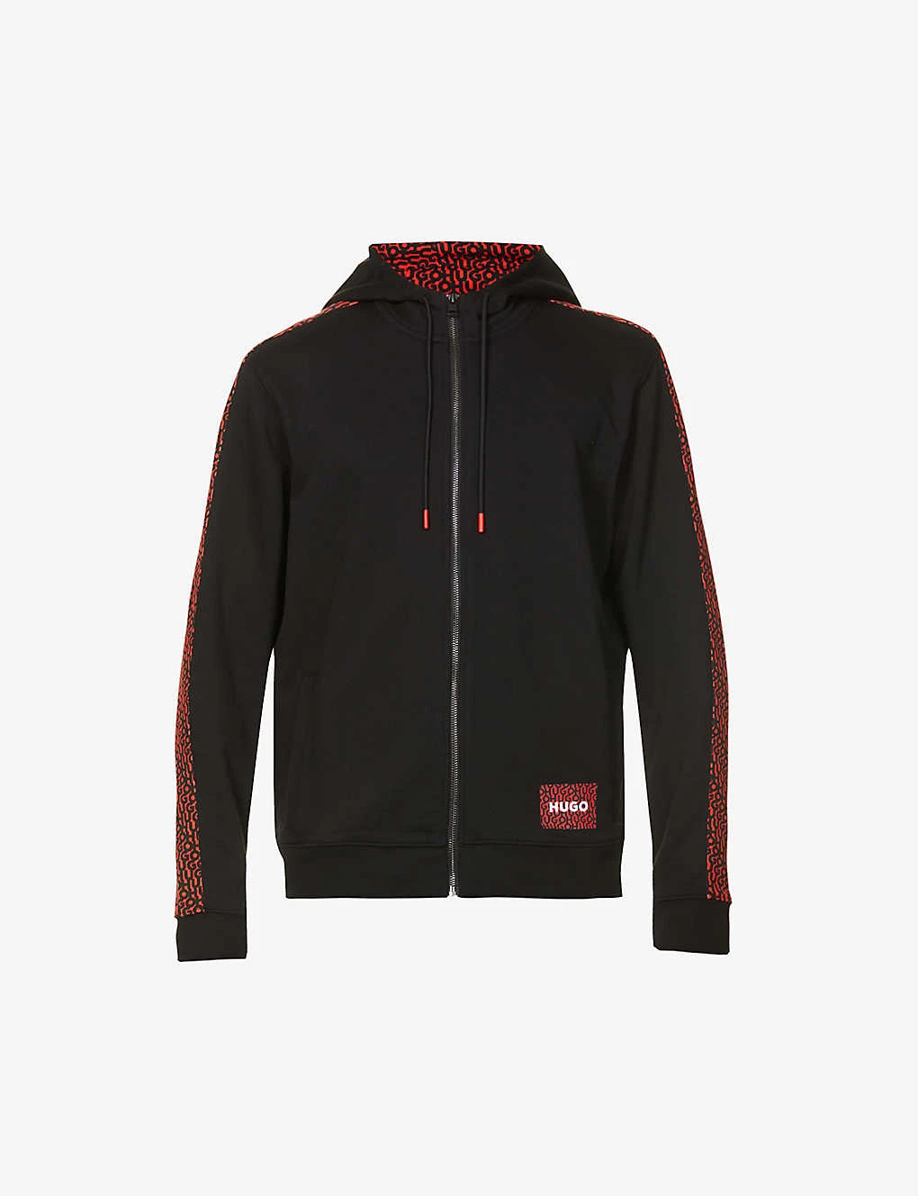 Hugo Logo-print Cotton-jersey Hoody 1 Hugo Logo-print Cotton-jersey Hoody