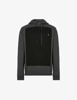 AllSaints Lobke Gradient-print Organic-cotton Jersey Hoody