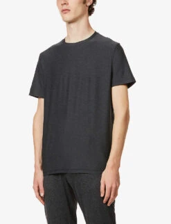 Vuori Strato Tech Regular-fit Stretch-woven T-shirt -Fit & Flow Clothing Sales Store R03944699 CHARCOALHEATHER ALT02