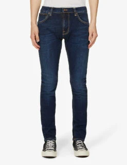 Nudie Jeans Tight Terry Regular-fit Tapered Jeans -Fit & Flow Clothing Sales Store R03944948 DARKSTEEL ALT02