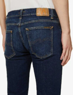 Nudie Jeans Tight Terry Regular-fit Tapered Jeans -Fit & Flow Clothing Sales Store R03944948 DARKSTEEL ALT05