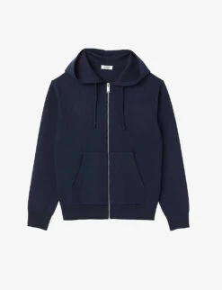 Sandro Zipped Wool Cardigan