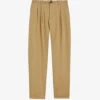 Ted Baker Darnley Straight-leg Mid-rise Cotton-blend Trousers