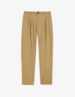 Ted Baker Darnley Straight-leg Mid-rise Cotton-blend Trousers