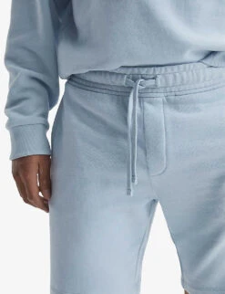 Reiss Henry Oversized Cotton-jersey Shorts -Fit & Flow Clothing Sales Store R03951642 ICEBLUE ALT04