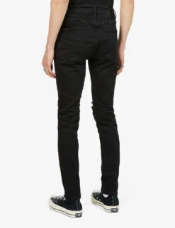 NEUW Rebel Distressed-panel Skinny Stretch-denim Jeans -Fit & Flow Clothing Sales Store R03953021 FRICTION ALT03