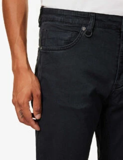 NEUW Lou Straight-leg Mid-rise Stretch-denim Jeans -Fit & Flow Clothing Sales Store R03954827 BLACK ALT04