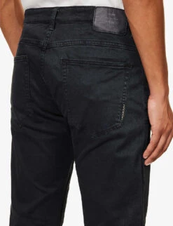 NEUW Lou Straight-leg Mid-rise Stretch-denim Jeans -Fit & Flow Clothing Sales Store R03954827 BLACK ALT05