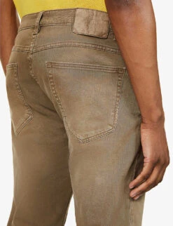 NEUW Lou Brand-patch Slim-fit Stretch-denim Jeans -Fit & Flow Clothing Sales Store R03954828 DESERT ALT05