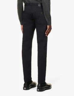 Emporio Armani J06 Gab Straight-leg Mid-rise Stretch-denim Jeans -Fit & Flow Clothing Sales Store R03981647 BLUNAVY ALT03