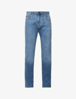 Emporio Armani Regular-fit Straight-leg stretch-denim Jeans