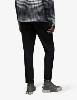 AllSaints Tallis Slim-fit Cropped Cotton-blend Trousers -Fit & Flow Clothing Sales Store R03983854 BLACK ALT03
