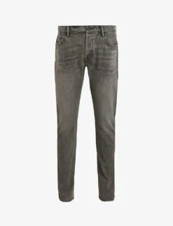 AllSaints Rex Faded Slim-fit Stretch-denim Jeans