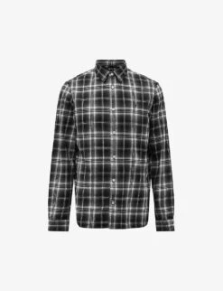 AllSaints Vilotta Checked Cotton Shirt