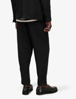 AllSaints Pace Cropped Slim-fit Woven Trousers 8 AllSaints Pace Cropped Slim-fit Woven Trousers -Fit & Flow Clothing Sales Store R04058988 BLACK ALT03